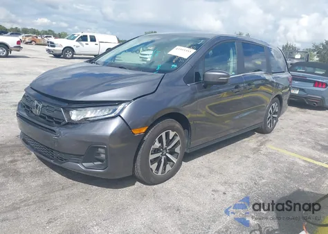 2025 Honda Odyssey Ex-L z USA, uszkodzony, nr VIN 5FNRL6H62SB072462